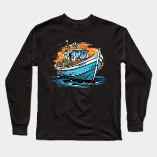 boat lover diverse designs Long Sleeve T-Shirt